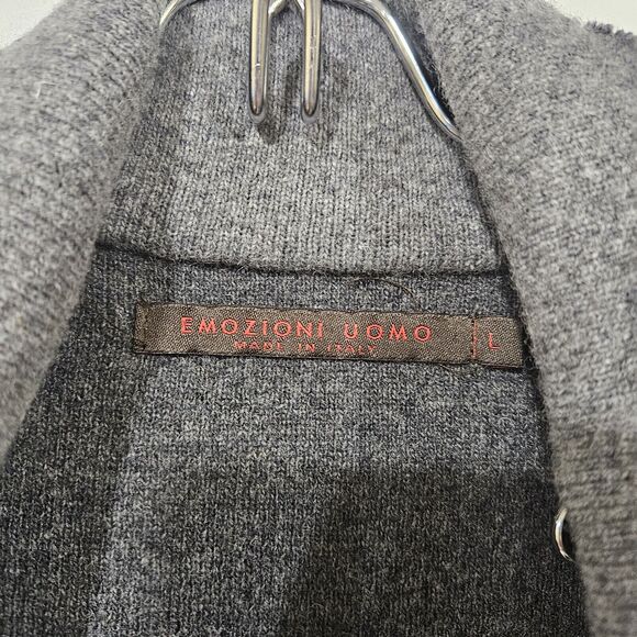 Emozioni Uomo Womens Jacket Blazer Wool Blend Large Minimalist Grandpacore Boho - Picture 3 of 12